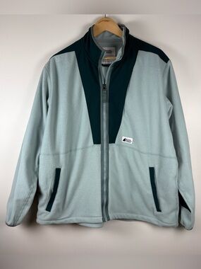 MEC Women’s Fireside Fleece Jacket Teal Green Full Zip Hiking Camping Size XXL